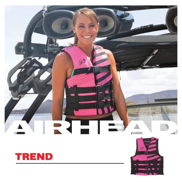 Airhead Trend Life Jacket Women's Float Size 2X/3X, Coast Guard Approved Water - Picture 4 of 10